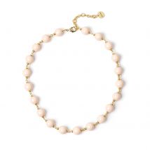 Collana corta a boule cromatiche incatenate Chantal