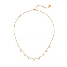 Collana corta e piccoli cristalli Lucciolina