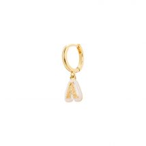 Mono orecchino lettera A Charming Letters