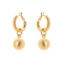 Orecchini boule e cerchietto sissi - oro opaco - Sodini Bijoux