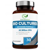 Advanced Daily Probiotic 60 Billion CFU for Digestive Balance Support – Multi-Strain Formula with Prebiotics, 180 Capsules