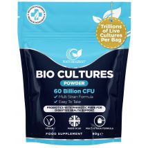 Probiotic Powder for Gut, Digestive & Immune Support – 9-in-1 Bio Cultures Complex, High Strength 60 Billion CFU