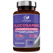 Joint Care Supplement with Glucosamine, Chondroitin & MSM – High Strength Complex, 180 Capsules for Mobility & Flexibility Support