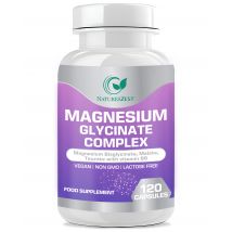 Magnesium Complex for Energy, Sleep & Muscle Support – Glycinate, Malate & Taurate with Vitamin B6, 120 Vegan Capsules