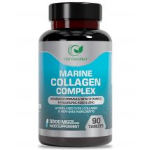 High Strength Marine Collagen for Skin, Hair & Joint Health Support – Collagen Complex 3000mg, 90 Tablets