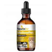 Cat Calming Drops for Stress & Anxiety Relief Support – MellowPet Advanced 120ml Liquid Formula for Relaxation & Behaviour Support