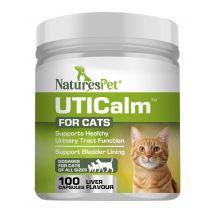 Cat UTI & Bladder Support Supplement – UTICalm Advanced 100 Liver Flavoured Sprinkle Capsules for Urinary Tract Health