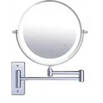 Make-Up Spiegel - Batterij - Chroom