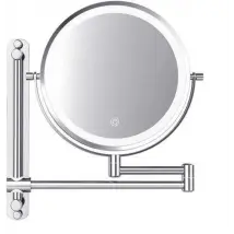 Make-Up Spiegel - Oplaadbaar - Chroom