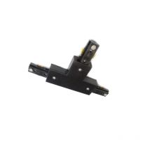 Connecteur T Rail Monophasé NOIR - SILAMP