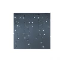 Guirlande Rideau stalactite 480LED IP44 20M 8 modes avec timer - Blanc froid - SILAMP