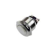 Bouton Poussoir Métallique 2A 250V Chrome - SILAMP