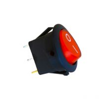Interrupteur Rond Encastrable 6,5A NOIR - SILAMP