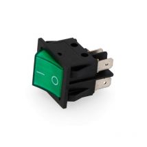 Interrupteur Simple Bipolaire 15A 250V Vert - SILAMP