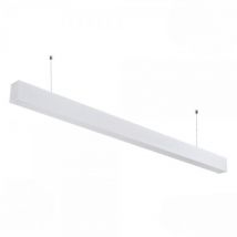 Suspension Linéaire LED 120cm 40W Interconnectable BLANC - SILAMP