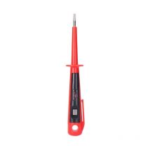 Tournevis Plat Testeur de Courant (10-500V) 15cm Rouge - SILAMP