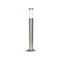 Borne de Jardin Acier Inoxydable 80cm IP44 pour Ampoule E27 - SILAMP