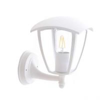 Lanterne Murale Extérieure Blanche pour Ampoule E27 - SILAMP