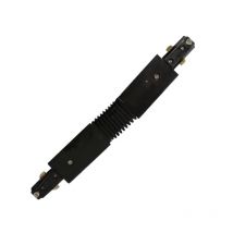 Connecteur flexible pour Rail Monophasé Noir - SILAMP