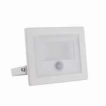Projecteur LED 30W Détecteur de Mouvement Crépusculaire Extra Plat IP65 BLANC - Blanc Neutre 4000K - 5500K - SILAMP
