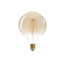 Ampoule LED E27 Filament 4W Globe Ambré - SILAMP