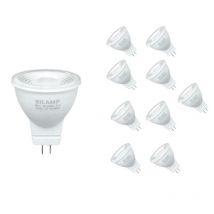 Ampoule LED GU4 / MR11 4W 12V (Pack de 10) - Blanc Chaud 2300K - 3500K - SILAMP
