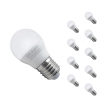 Ampoule LED E27 8W 220V G45 300° (Pack de 10) - Blanc Chaud 2300K - 3500K - SILAMP