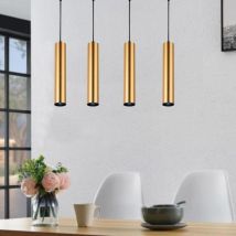 Luminaire Suspendu GU10 IP20 30cm Doré - SILAMP