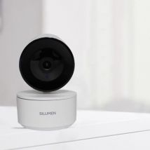 Caméra de Surveillance Connectée Intérieure WiFi Projecteur 360° 1080p - SILAMP