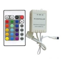 Contrôleur RGB & Télécommande 24 commandes pour ruban 12V - 24V RGB - SILAMP