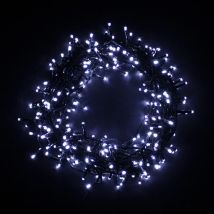 Guirlande LED 220V 15M IP44 300 LED - Blanc Froid (+transfo) - SILAMP