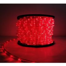 Guirlande LED 220V 50M IP44 Recoupable - Rouge - SILAMP