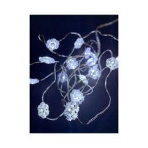 Guirlande LED à Pile 2M 20LED IP20 - Flocon - SILAMP