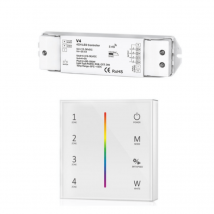 Kit Variateur Tactile RGB Sans Fil 4 Zones et Dimmer RF - SILAMP