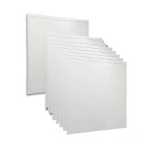 Panneau LED 60x60 36W 120lm/W BLANC (Pack de 8) Garantie 5 Ans - No Flicker - Blanc Froid 6000K - 8000K - SILAMP