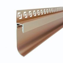 Profilé Aluminium Champagne 2m pour Ruban LED - SILAMP
