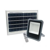 Projecteur Solaire LED 30W IP65 Dimmable (Panneau Solaire et Télécommande Inclus) - Blanc Froid 6000K - 8000K - SILAMP