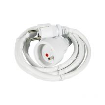 Rallonge électrique 3 mètres BLANC - SILAMP