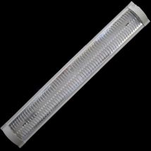 Réglette Double pour Tubes LED T8 150cm Grille - SILAMP