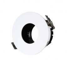Support Spot Aluminium GU10 LED Rond Blanc Orientable ø83 mm - SILAMP