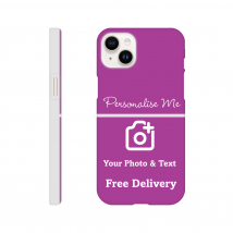 Personalised Mobile Slim Phone Case, Apple - iPhone 14 Plus