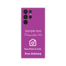 Personalised Mobile Flexi Phone Case, Samsung - Galaxy S22 Ultra