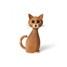 Spring Copenhagen Big Lucky - Große Katze Holzfigur