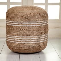 Puf redondo de yute - Roanne - Rendez-Vous Déco
