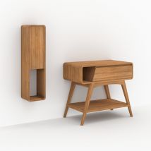 Conjunto de baño de madera de teca - Kafa - Rendez-Vous Déco