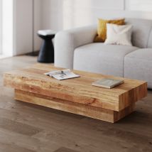 Table basse rectangulaire en bois de manguier - Aréto - Rendez-Vous Déco
