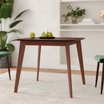 Mesa de comedor cuadrada de madera oscura, 4 personas - Julio - Rendez-Vous Déco