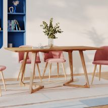 Mesa de comedor para 6 personas en madera de acacia 175 cm - Pita - Rendez-Vous Déco