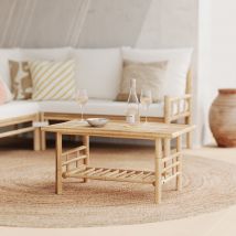 Gartencouchtisch aus Bambus - Vadella - Rendez-Vous Déco