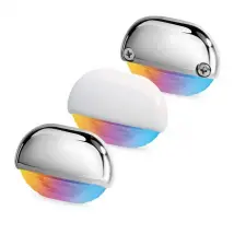 LUCE CORTESIA RGB - ACCIAIO INOX